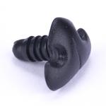 Čumáček kočičí 25x17 mm černý