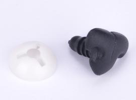 Čumáček kočičí 25x17 mm černý