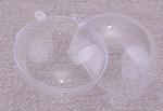 Plastikowa kula 80 mm przezroczysta dwuczęściowa