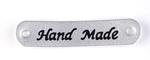 Nášivka HAND MADE 50x10 mm umělá kůže