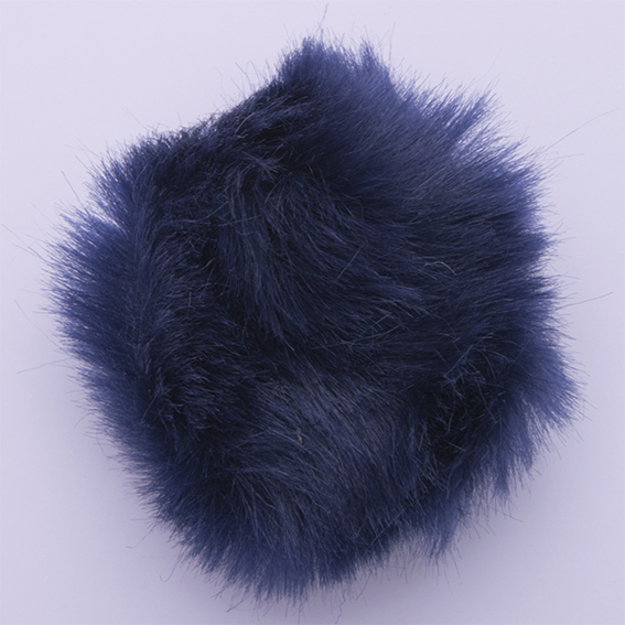 Pompon 8 cm ze sztucznego futra | Vlnika - włóczką, sklep