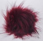 Pompon 12 cm ze sztucznego futra z pętelką