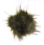Pompon 10 cm ze sztucznego futra z pętelką