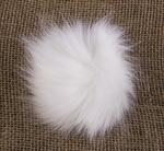 Pompon 10 cm ze sztucznego futra z pętelką