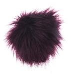 Pompon 12 cm ze sztucznego futra z pętelką