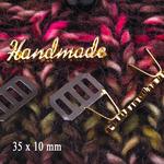 Aplikacja HAND MADE  metal 35x10mm