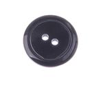 Guzik 14mm szaro-czarny plastik