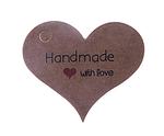 Marka Hand made serce 40x26mm/20 szt