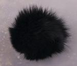 Pompon lisek 9-10cm z pętelką