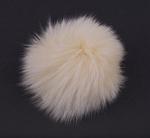 Pompon lisek 9-10cm z pętelką