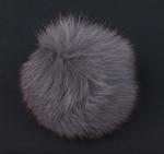 Pompon lisek 9-10cm z pętelką