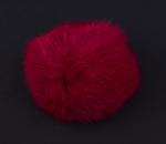 Pompon lisek 9-10cm z pętelką