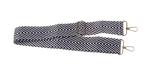 Pasek do zrobienia torebki czarno-białej 110cm