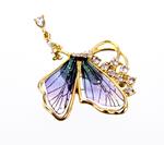 Broszka motyl  68x40mm