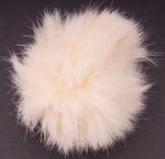 Pompon 6 cm  z królika