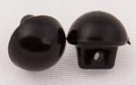 Guzik 10 mm czarna stopka