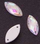 Kamień do naszywania 7x15 mm tęczowy