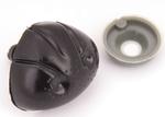 Pyszczek 25x19 mm czarny
