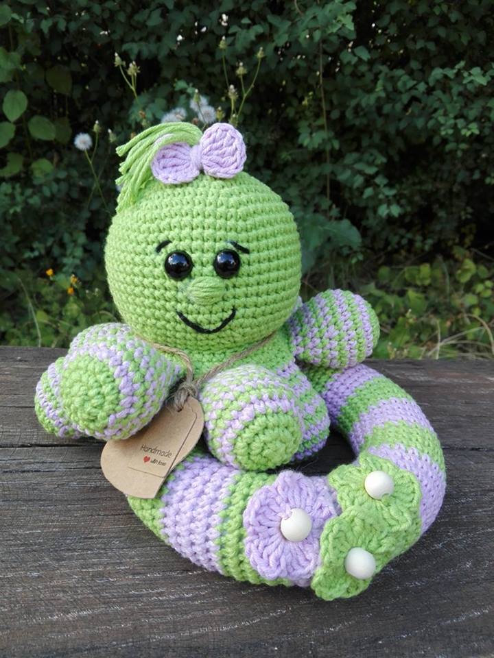 Chobotnička z příze Amigurumi Vlnika.cz